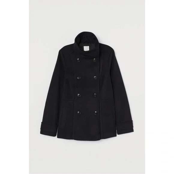 ジャケット・アウター ancellm DOUBLE-BREASTED COAT(BLACK) 36_11b0886c-cae8-47d6-9f1b-